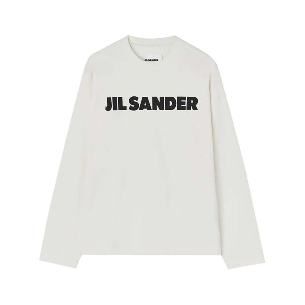 Jil Sander Men Long-Sleeved Shirt With Logo Print